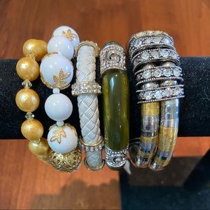 Stretchy, colorful bracelets